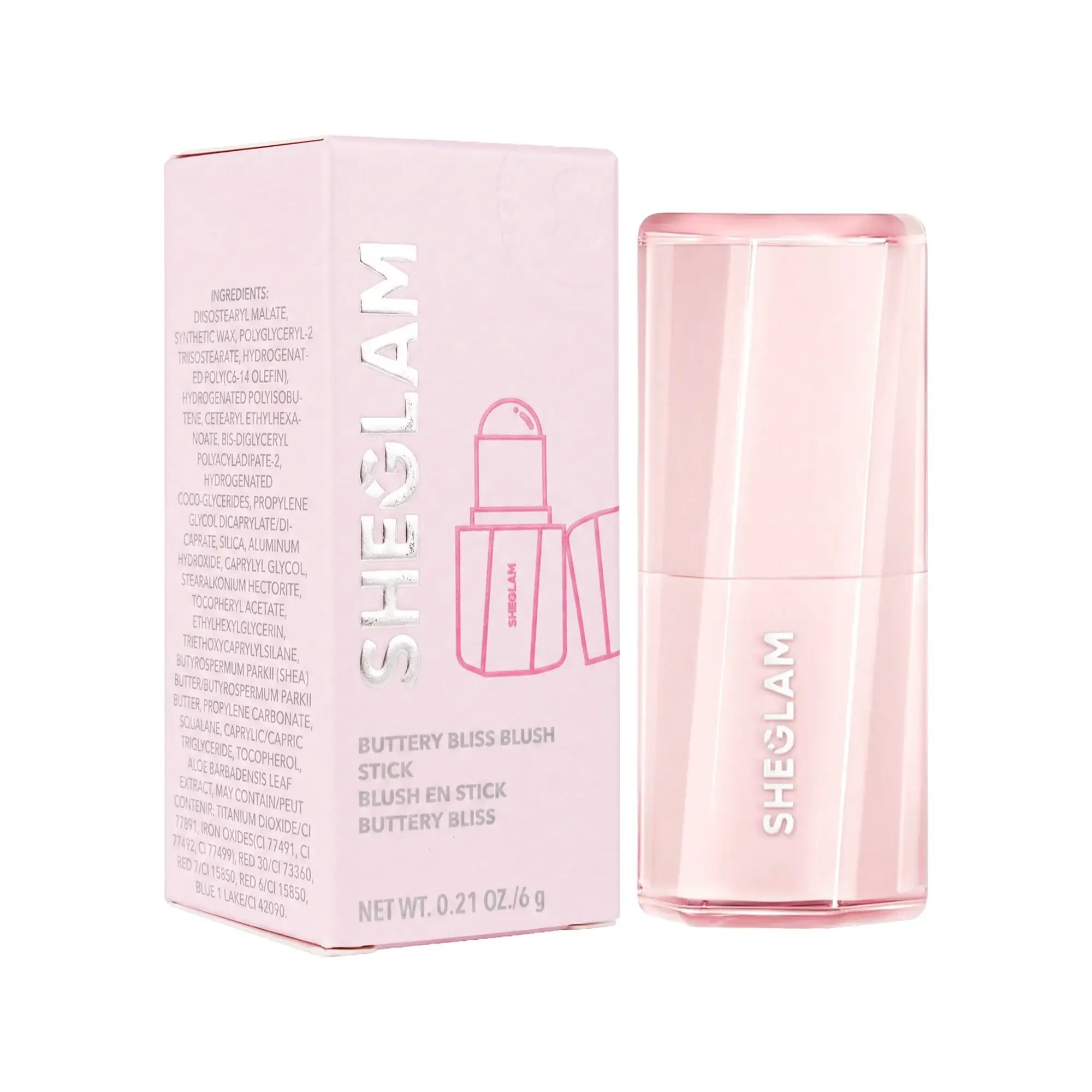 58208-Sheglam Buttery Bliss Blush Stick Painted Peony +4