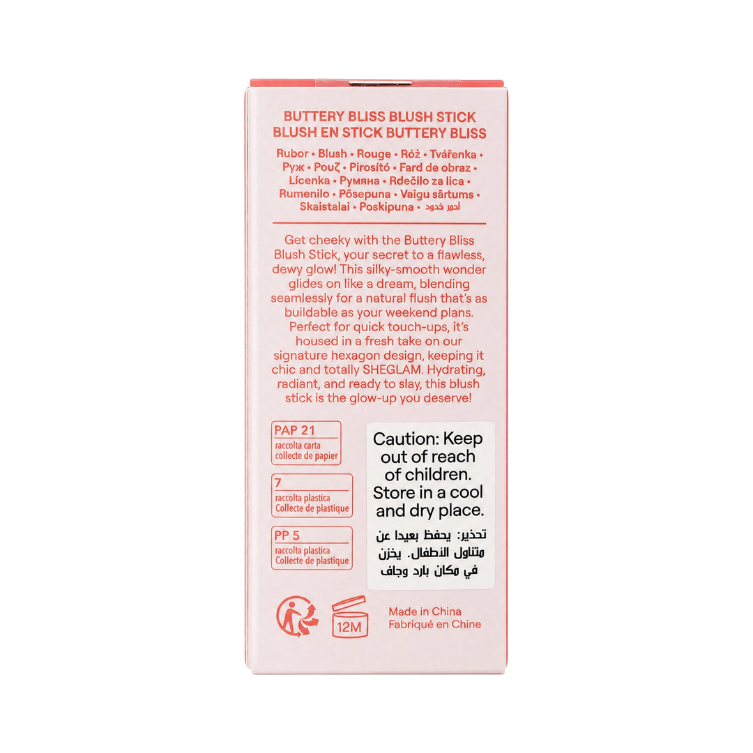 -Sheglam Buttery Bliss Blush Stick Rose Ritual +6