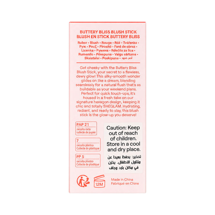 58209-Sheglam Buttery Bliss Blush Stick Rose Ritual +5
