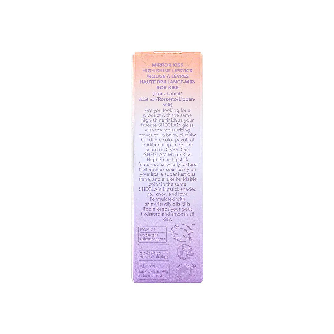 58216-Sheglam Mirror Kiss High-Shine Lipstick Plot Twist +7