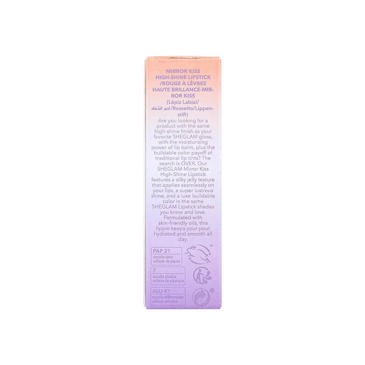 58216-Sheglam Mirror Kiss High-Shine Lipstick Plot Twist +7