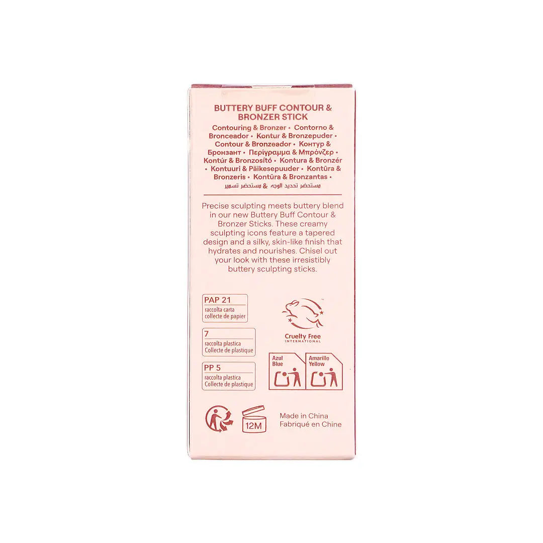 58228-Sheglam Buttery Buff Contour & Bronzer Stick 01 Soft Tan +8