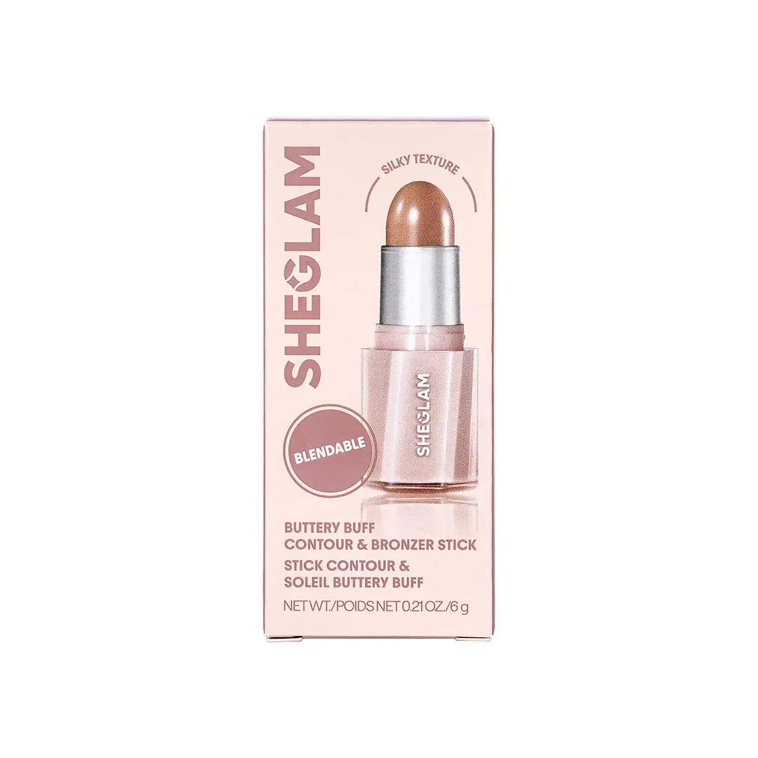 58228-Sheglam Buttery Buff Contour & Bronzer Stick 01 Soft Tan +6