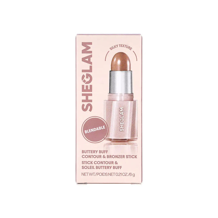 58228-Sheglam Buttery Buff Contour &amp; Bronzer Stick 01 Soft Tan +6