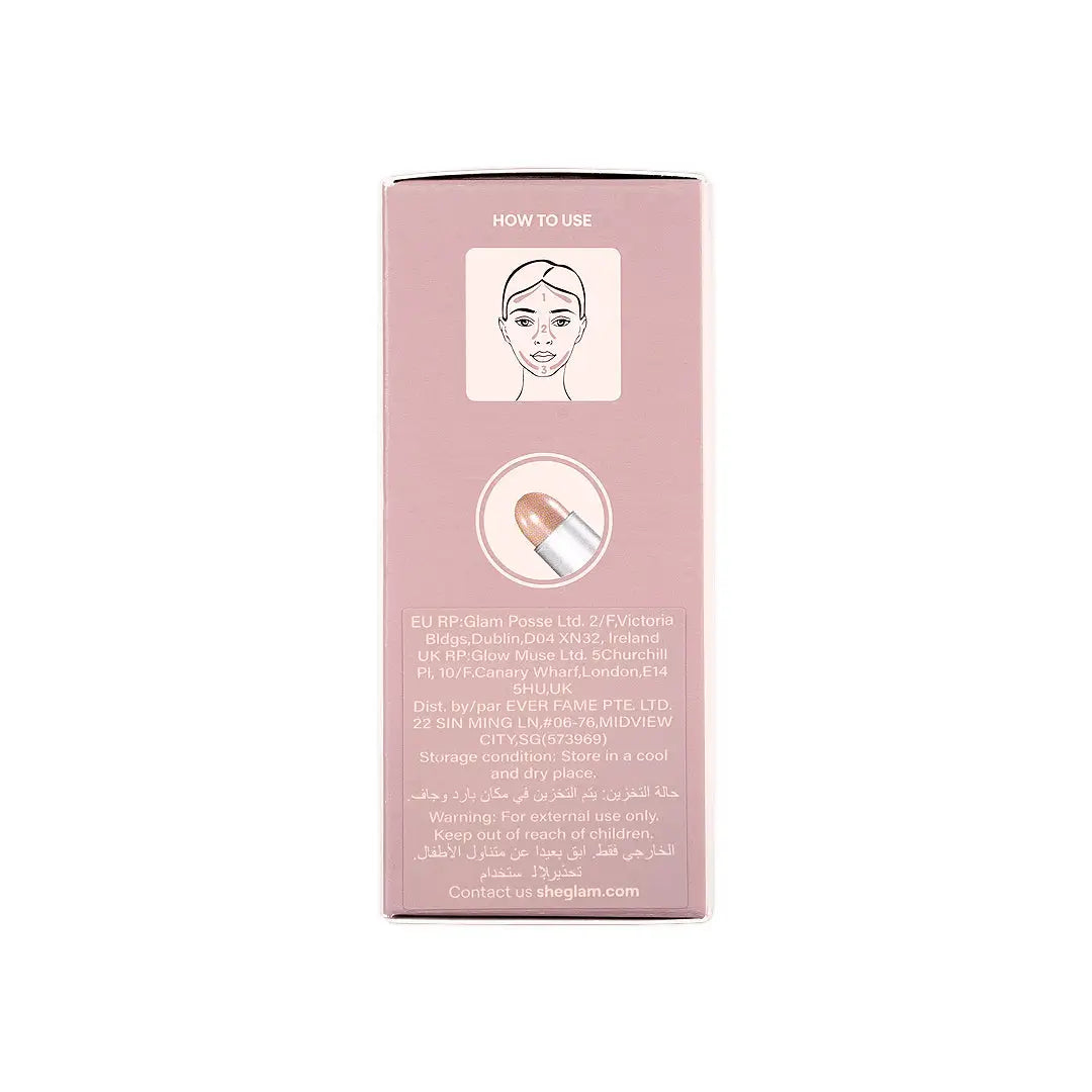 58228-Sheglam Buttery Buff Contour & Bronzer Stick 01 Soft Tan +7