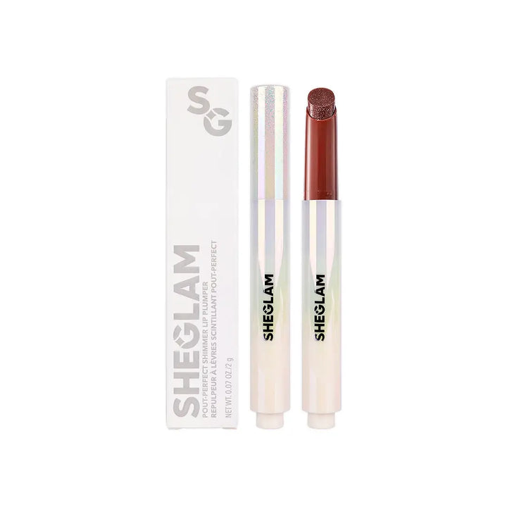 58233-Sheglam Pout-Perfect Shimmer Lip Plumper Sepia Kiss