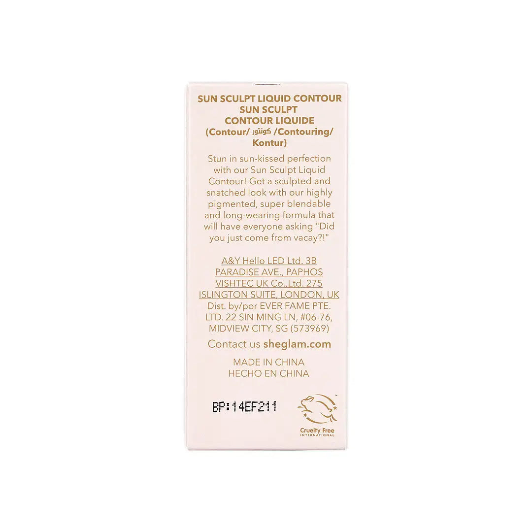 58239-Sheglam Sun Sculpt Liquid Contour Warm Honey  +9