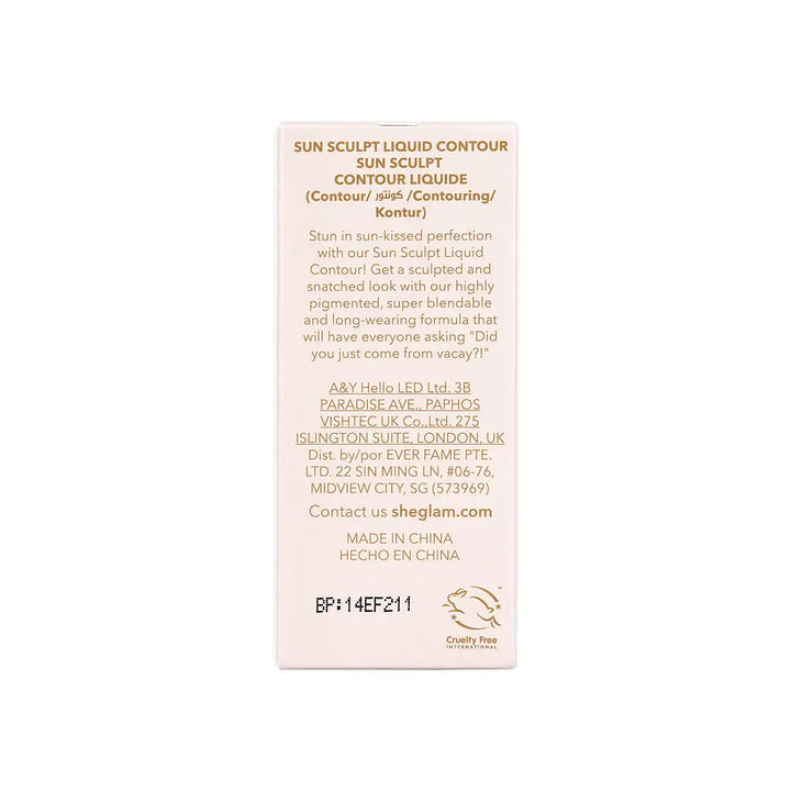 58239-Sheglam Sun Sculpt Liquid Contour Warm Honey  +9