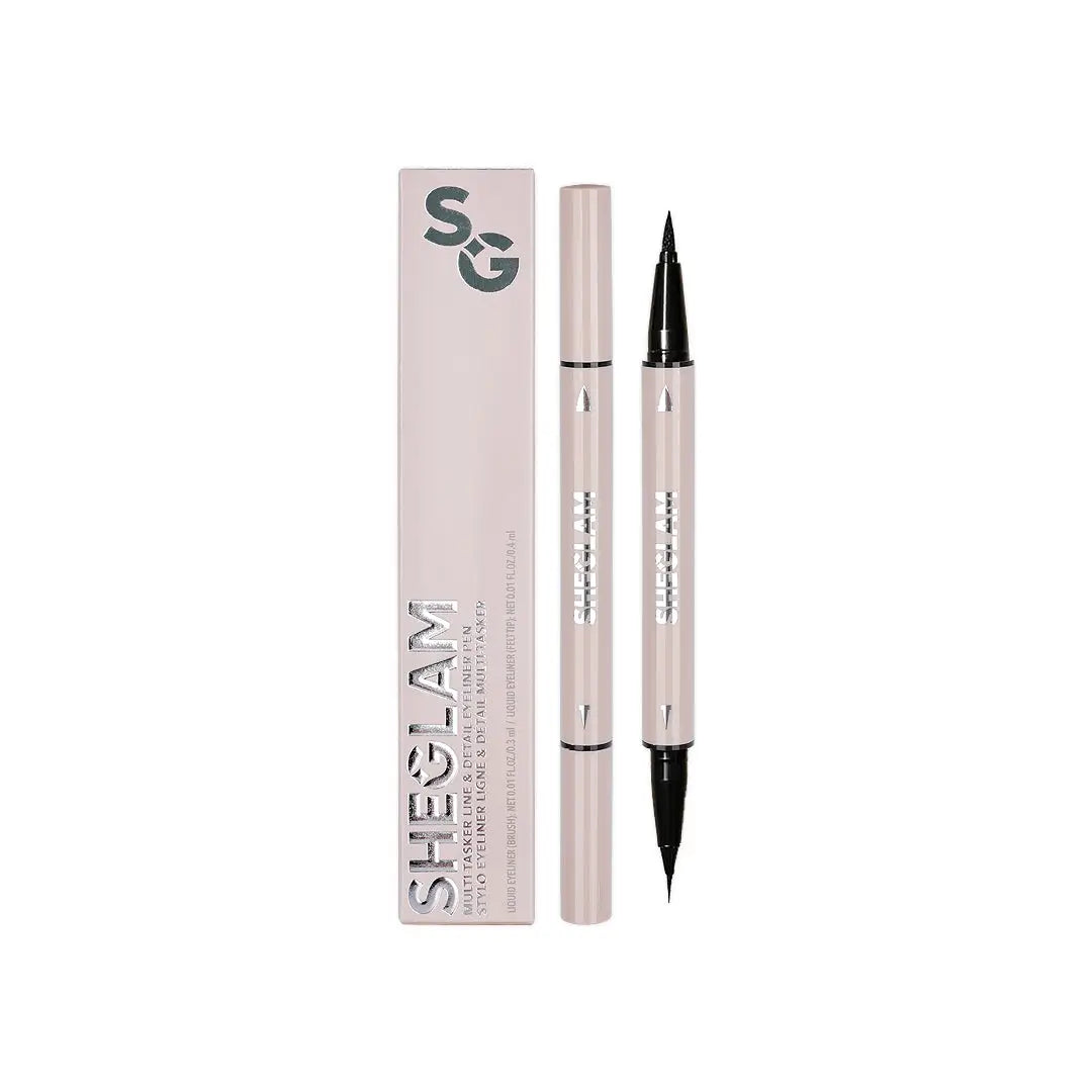 58242-Sheglam Multi-Tasker Line & Detail Eyeliner Pen-Black