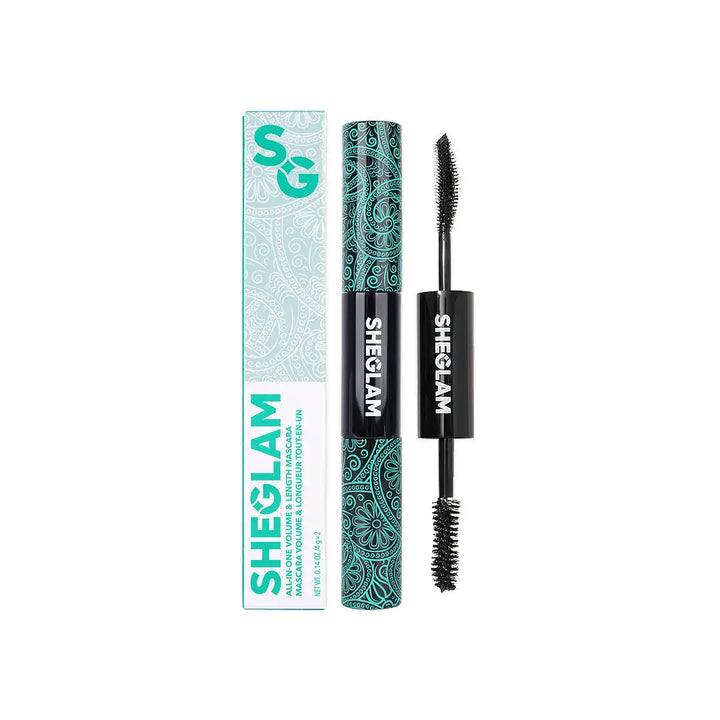 58243-Sheglam All-In-One Volume &amp; Length Mascara Waterproof-Black