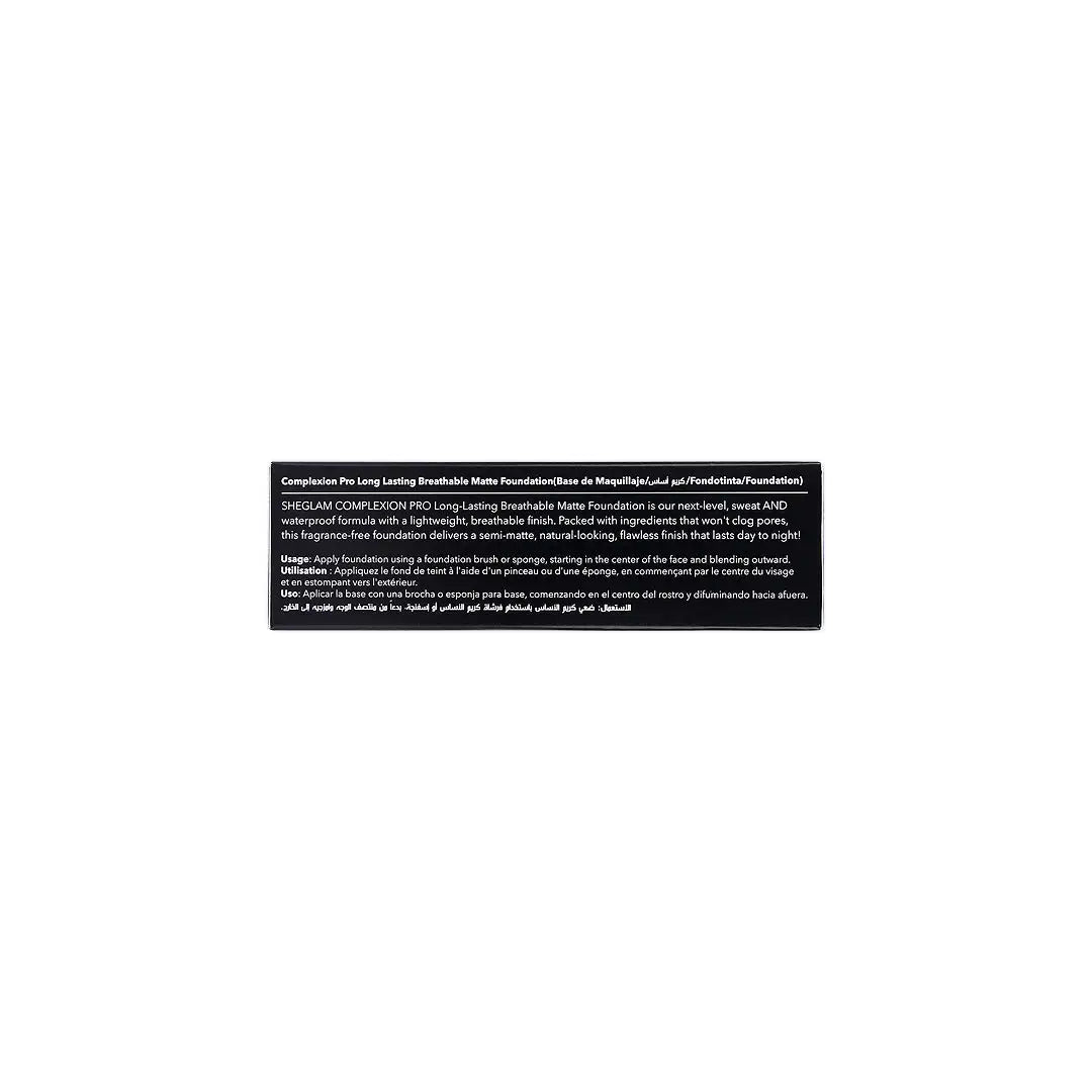 Sheglam Complexion P.L.L Breathable Matte Foundation Shell