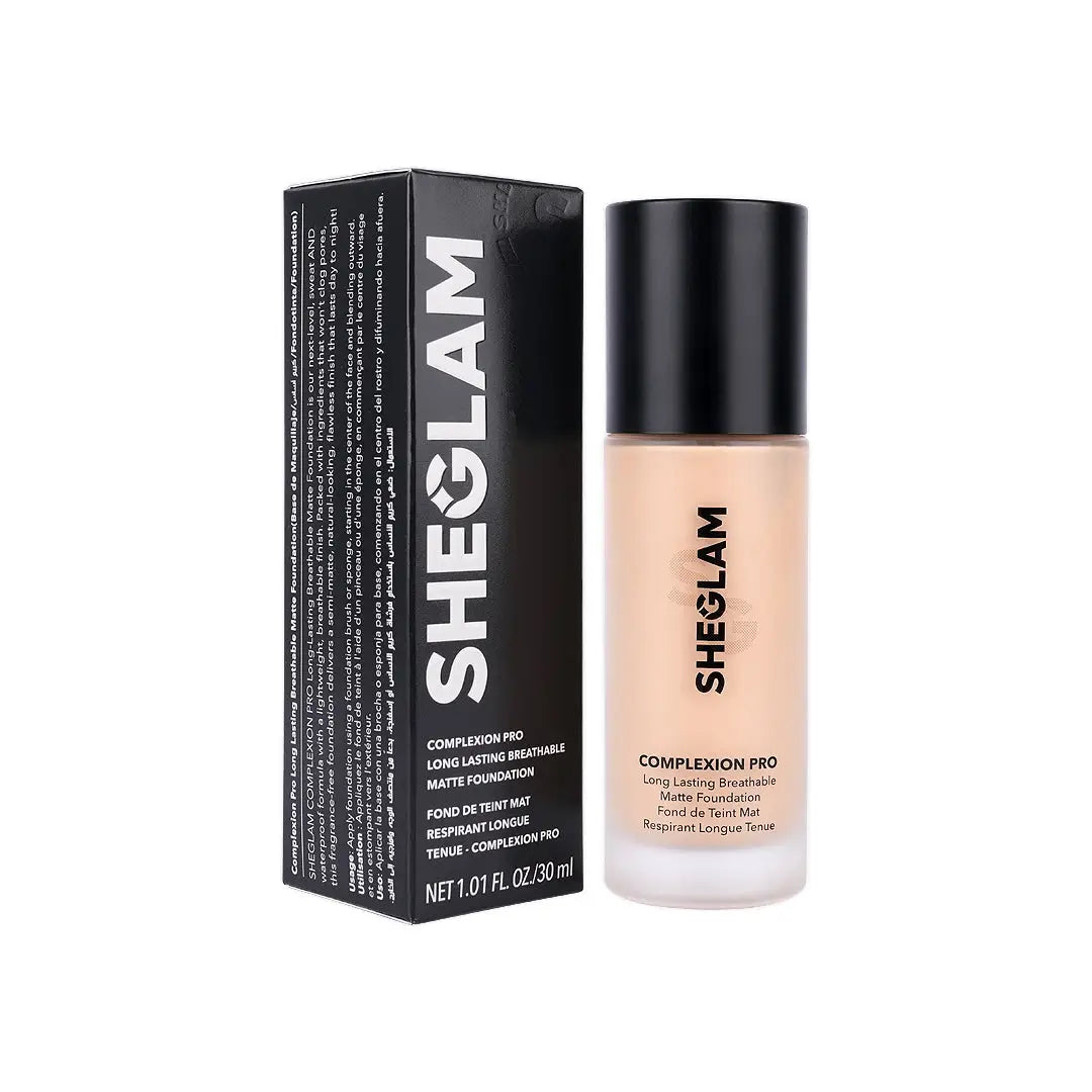 Sheglam Complexion P.L.L Breathable Matte Foundation Shell