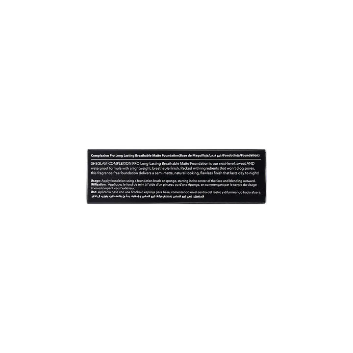 58251-Sheglam Complexion P.L.L Breathable Matte Foundation Golden +7