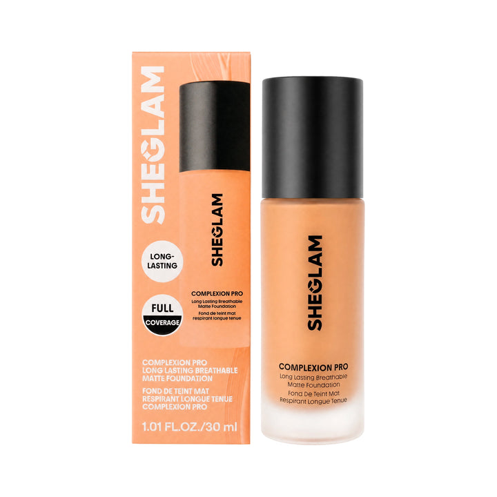 -Sheglam Complexion P.L.L Breathable Matte Foundation Golden +1