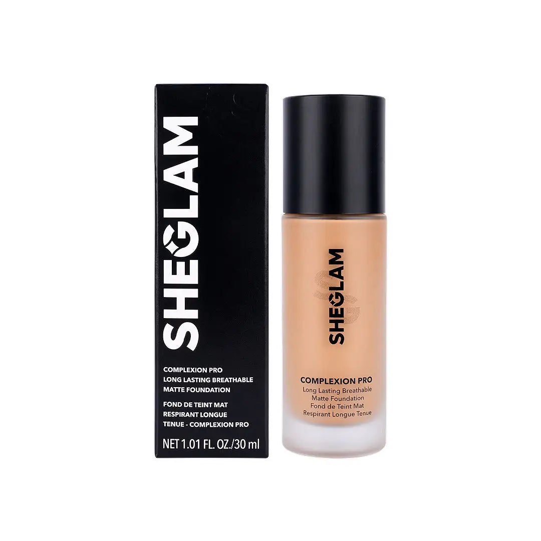 58251-Sheglam Complexion P.L.L Breathable Matte Foundation Golden 