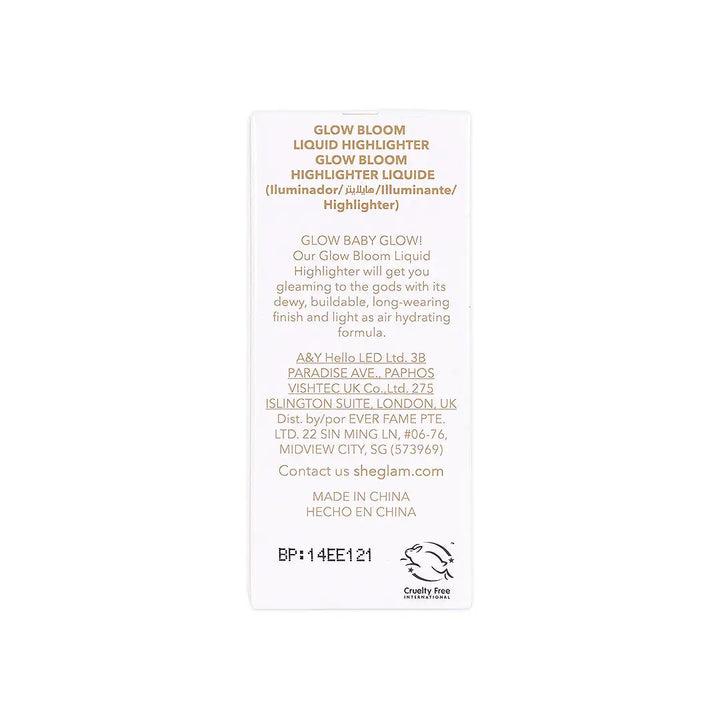 58253-Sheglam Glow Bloom Liquid Highlighter-Bellini Brunch +4