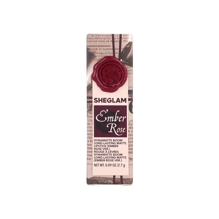 58262-Sheglam Ember Rose Dynamatte Boom Matte Lipstick-Cherish You +5