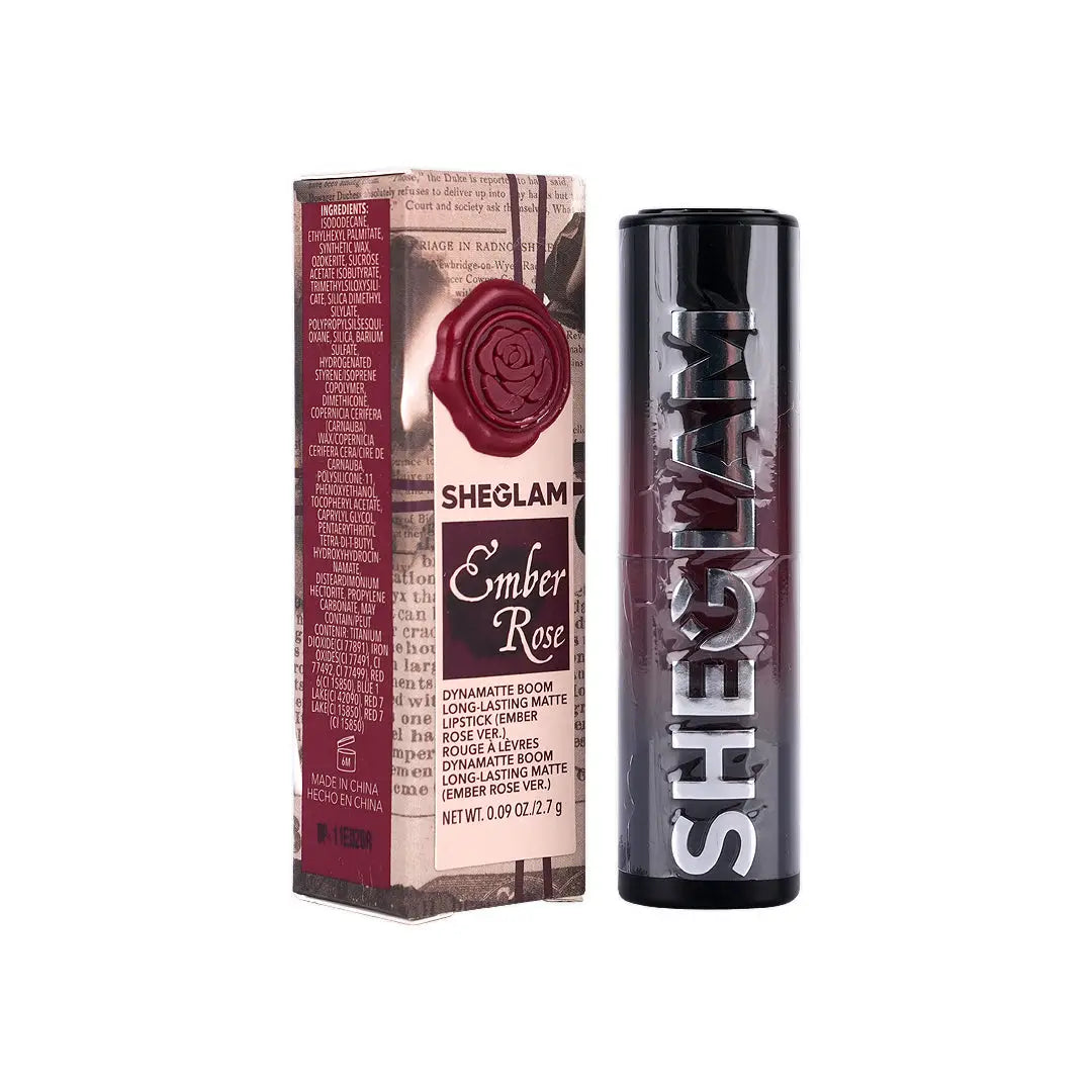 58262-Sheglam Ember Rose Dynamatte Boom Matte Lipstick-Cherish You +2