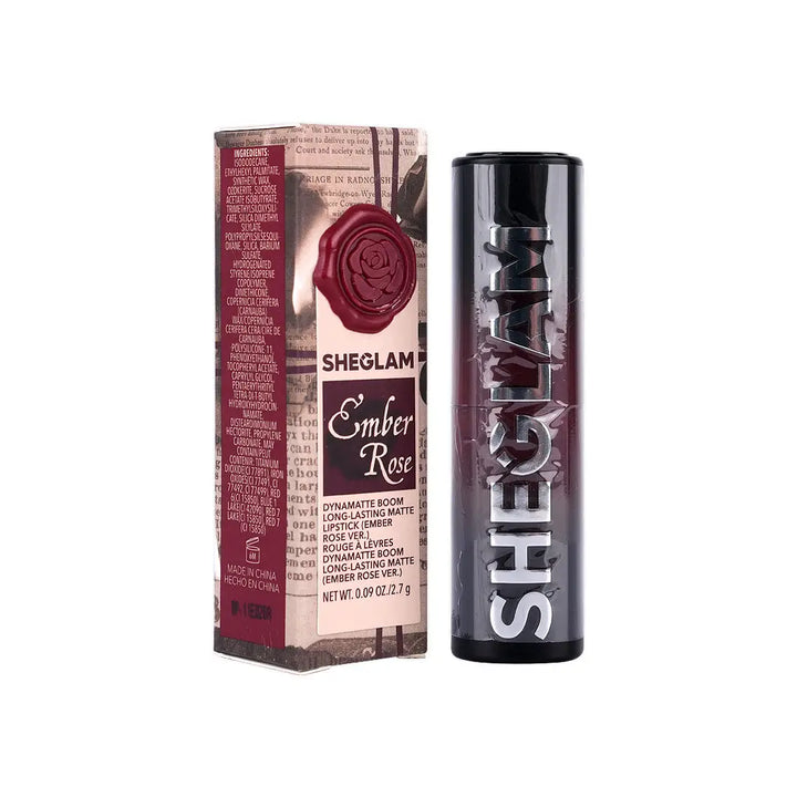 58262-Sheglam Ember Rose Dynamatte Boom Matte Lipstick-Cherish You +2