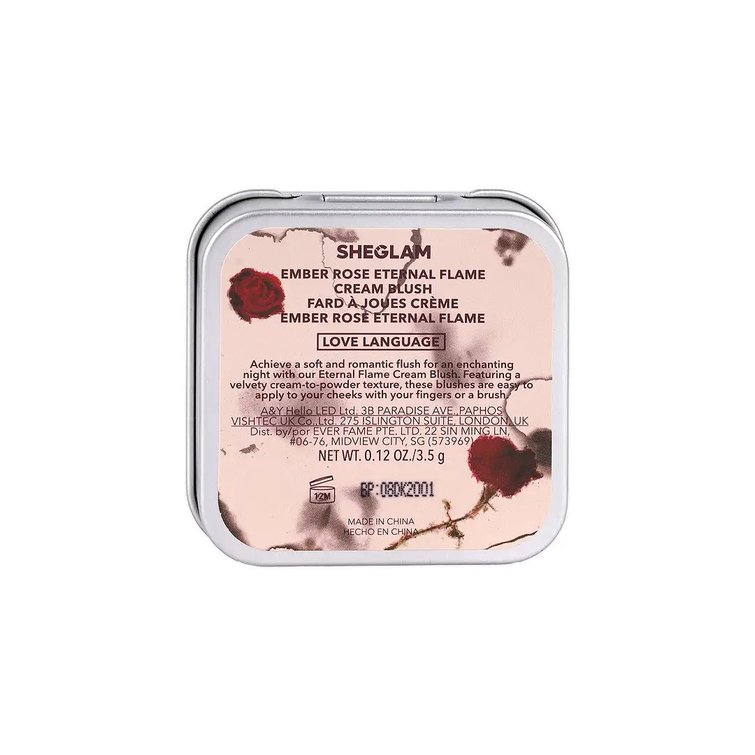 58265-Sheglam Ember Rose Eternal Flame Cream Blush-Love Language +4
