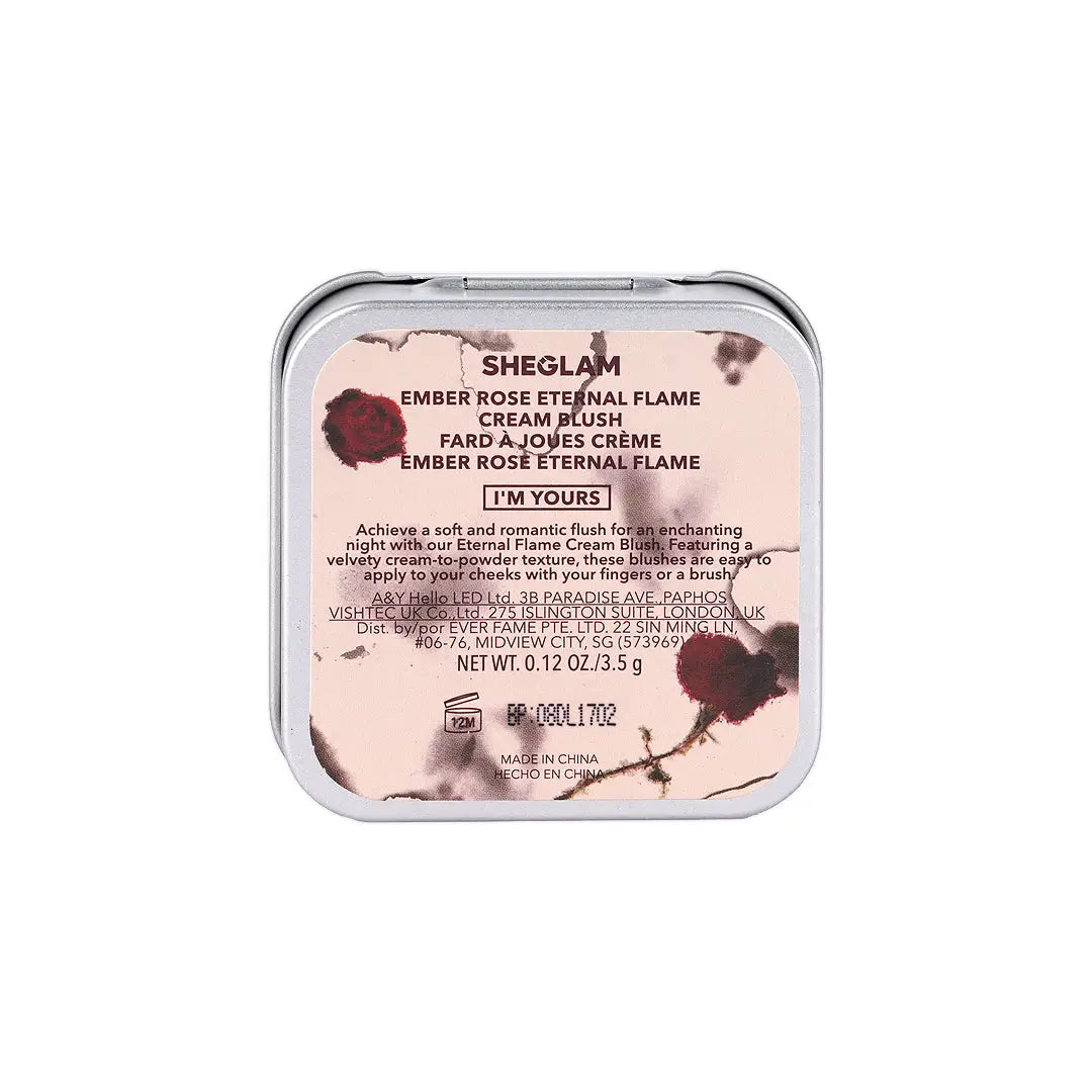 58266-Sheglam Ember Rose Eternal Flame Cream Blush-I'm Yours +4