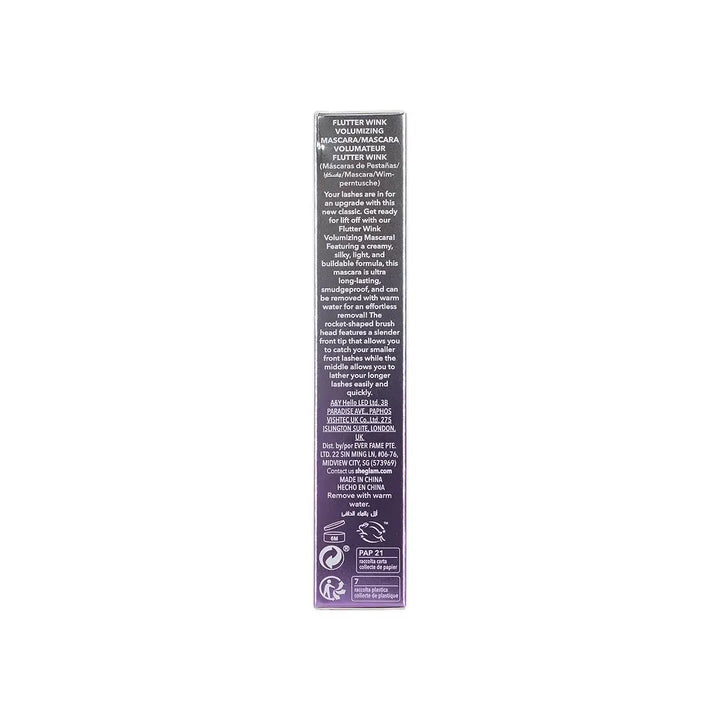 58270-Sheglam Flutter Wink Volumizing Mascara-Black +8