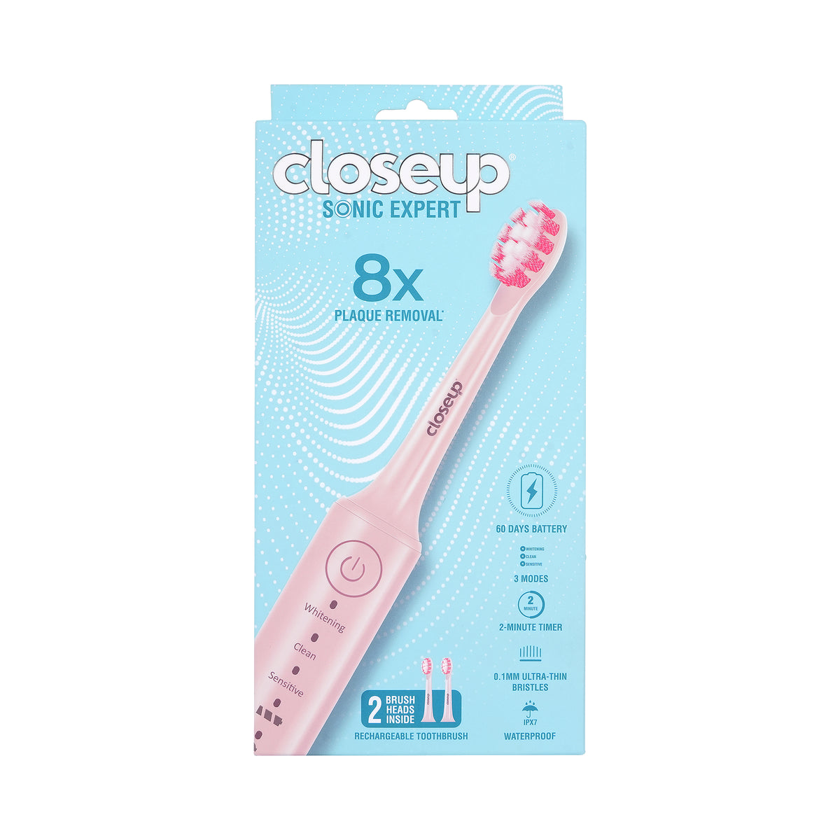 58302-Closeup Expert Mid-Tier Pink 1pc