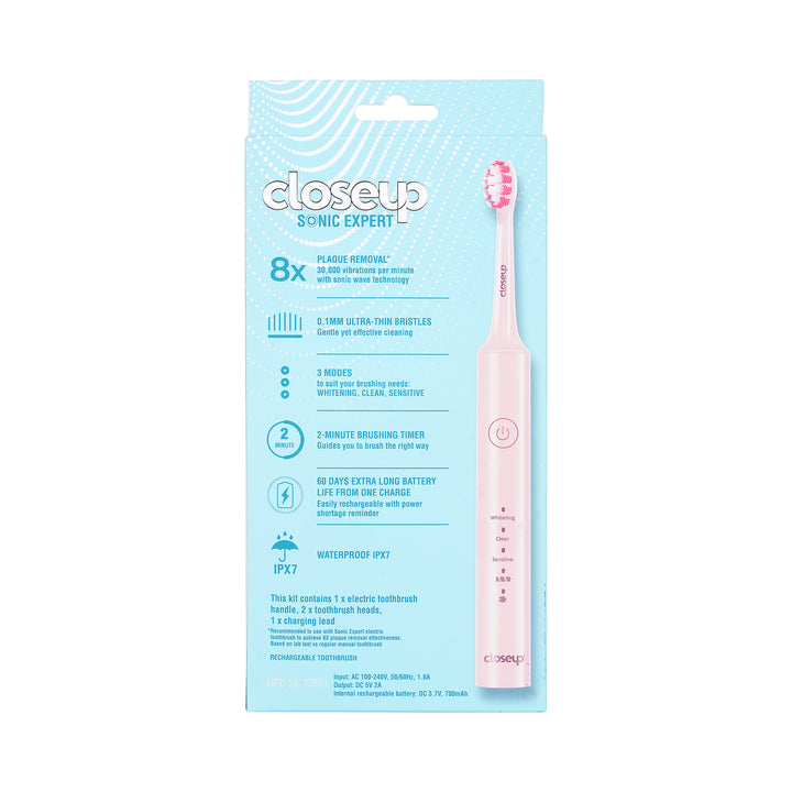 -Closeup Expert Mid-Tier Pink 1pc +1