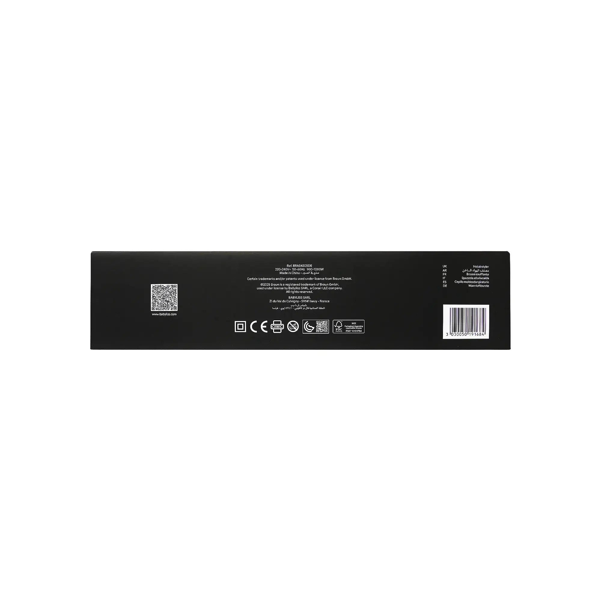 58311-Braun 3-in-1 Airstyler Airbrush 1000W +11