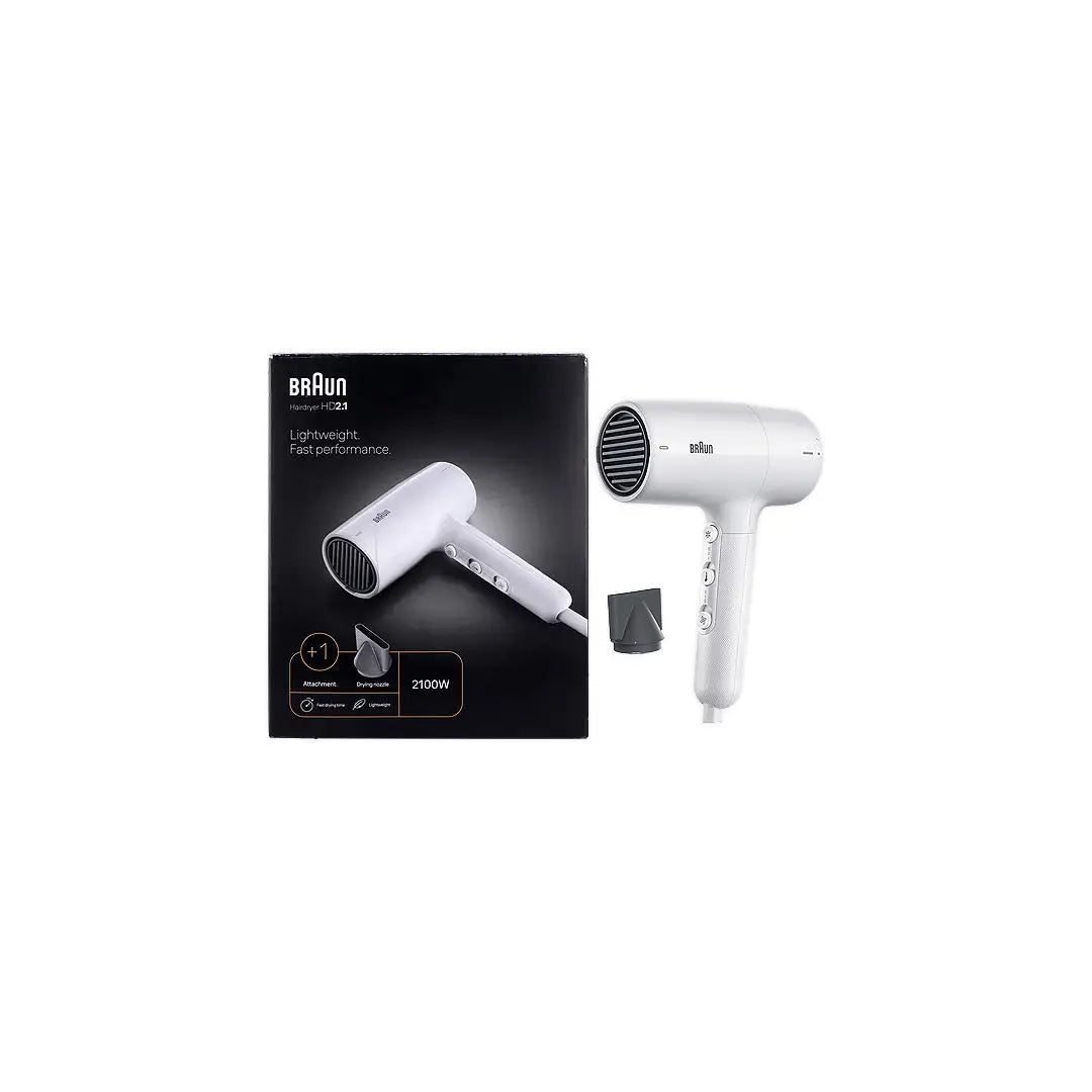 58312-Braun Hairdryer 2100W-Conc White +1