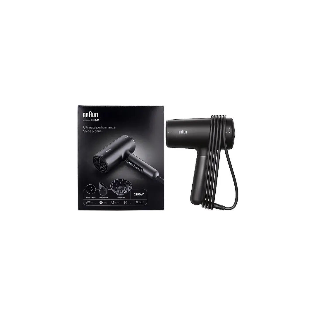 58314-Braun Hairdryer 2100W- Electro Black +1