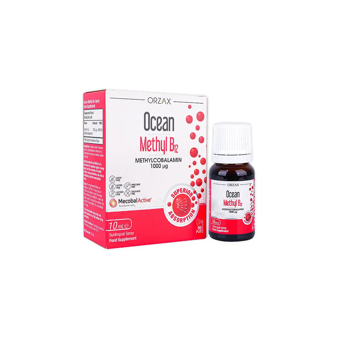 58400-Orzax Ocean Methyl B12 1000 MCG Spray 10mL +6