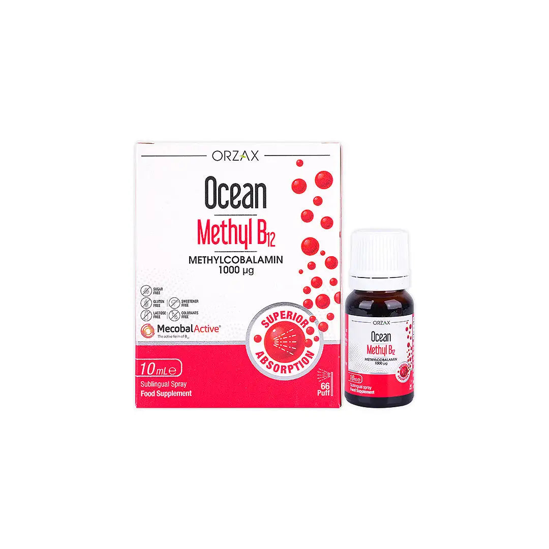 58400-Orzax Ocean Methyl B12 1000 MCG Spray 10mL +4