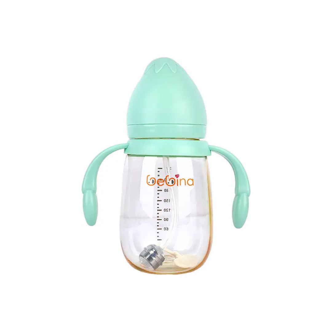 58403-Bebina Premium Care Baby Bottle +6m 240mL - Light Green +6