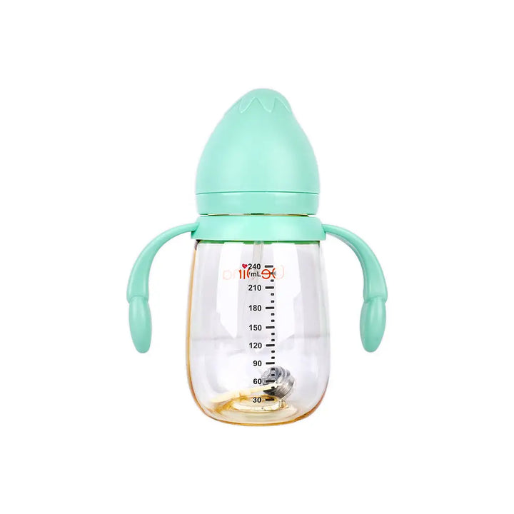 58403-Bebina Premium Care Baby Bottle +6m 240mL - Light Green +1