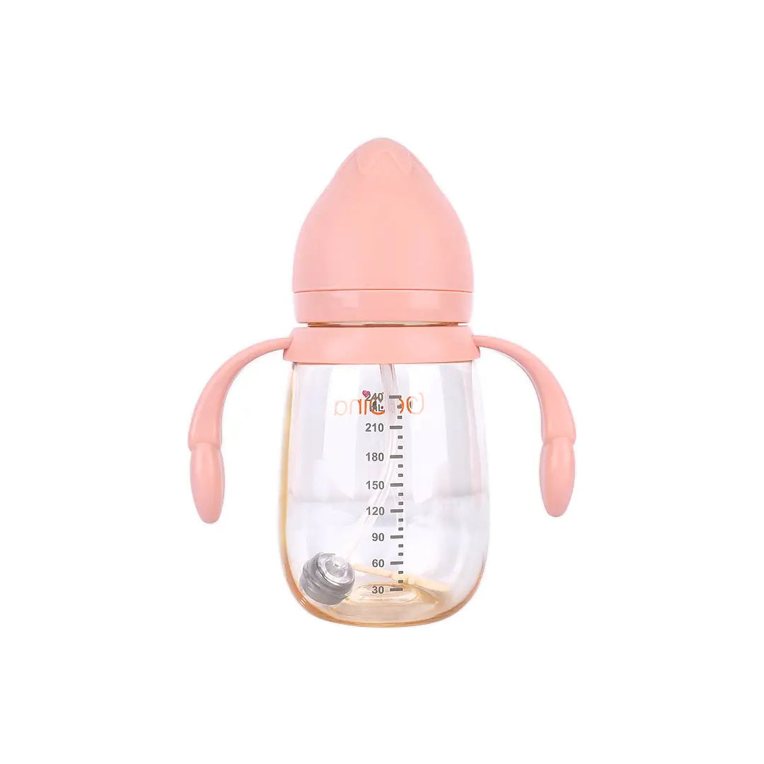58404-Bebina Premium Care Baby Bottle +6m 240mL - Light Pink +3