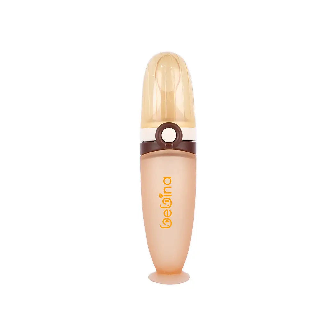 58406-Bebina Squeezy Baby Feeder +4m 120mL - Brown +4