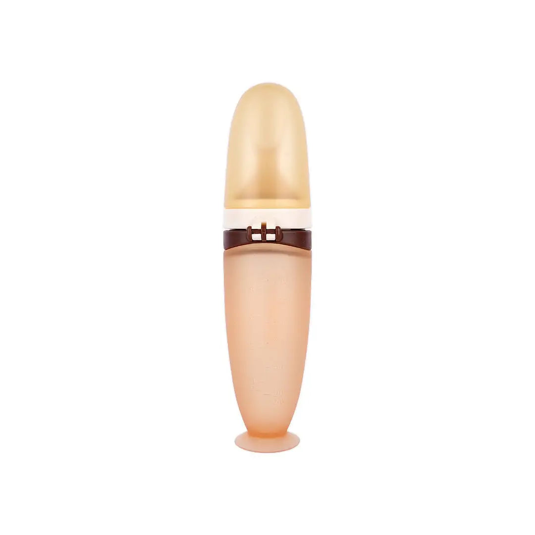 58406-Bebina Squeezy Baby Feeder +4m 120mL - Brown +3