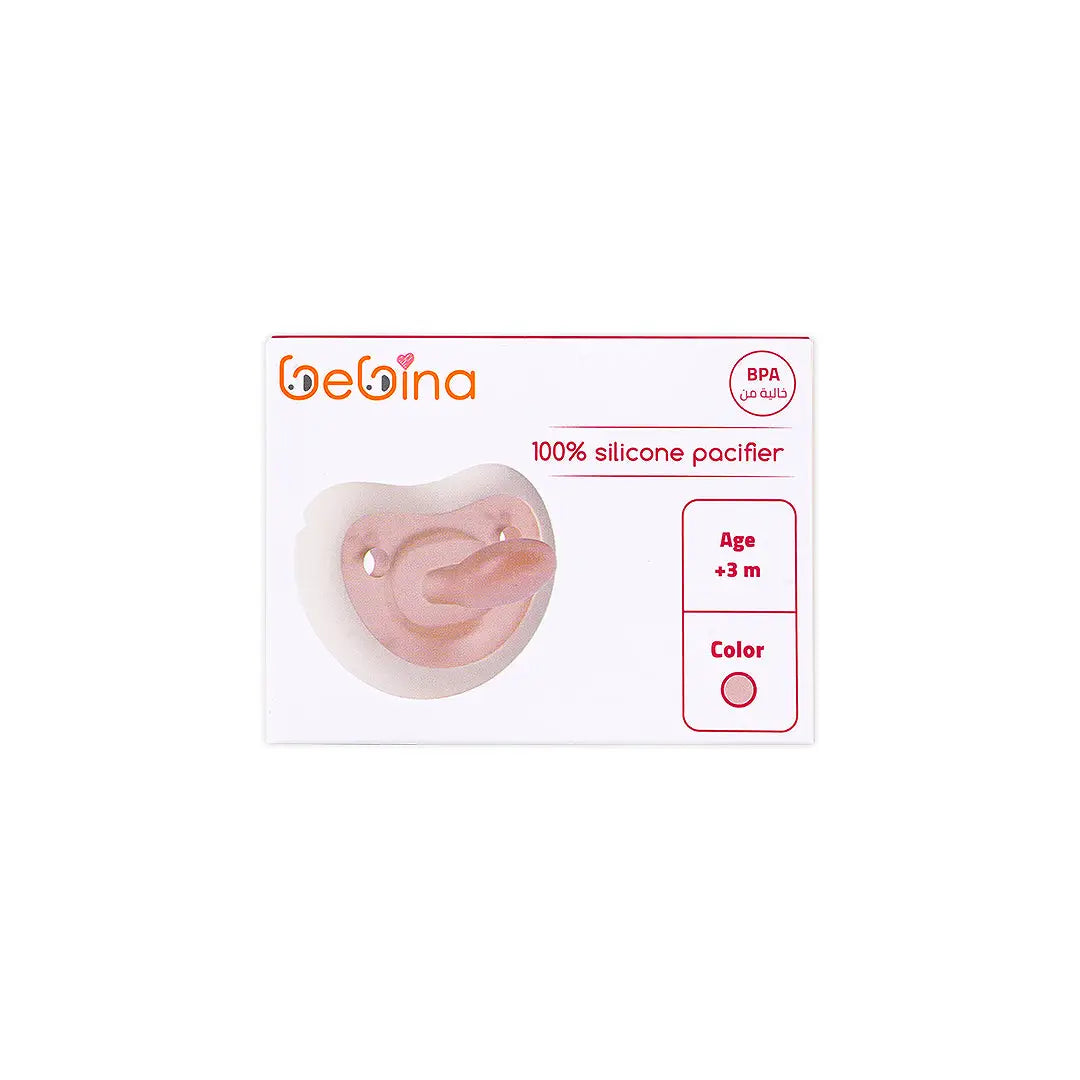 58411-Bebina Happy Face Pacifier m - Creamy White +14