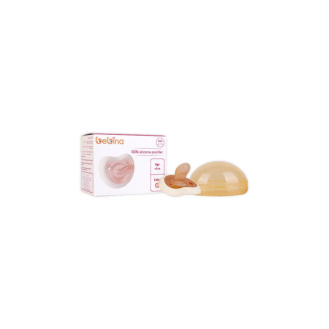 58411-Bebina Happy Face Pacifier m - Creamy White 