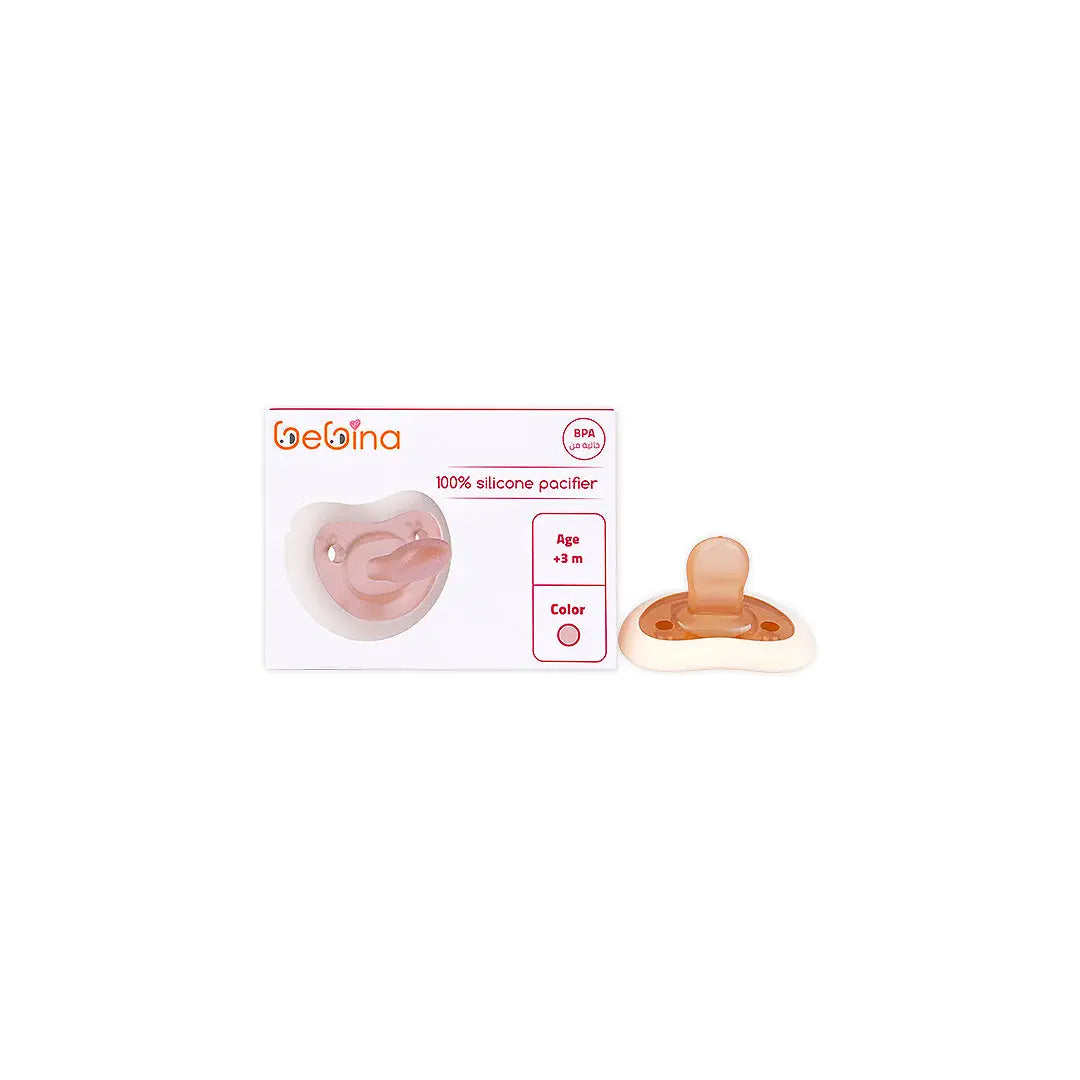 58411-Bebina Happy Face Pacifier m - Creamy White +2