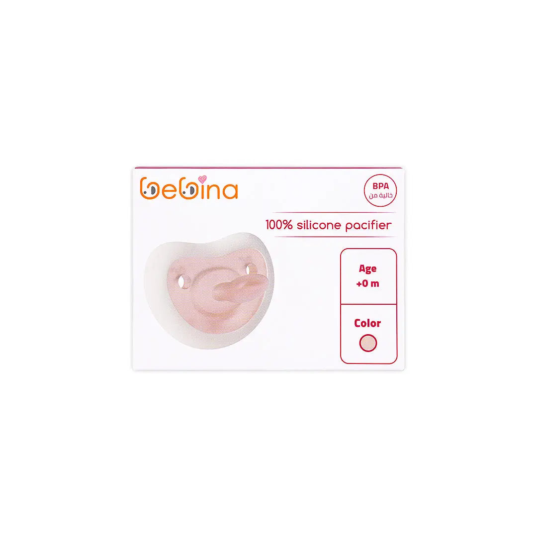 58411-Bebina Happy Face Pacifier m - Creamy White +18