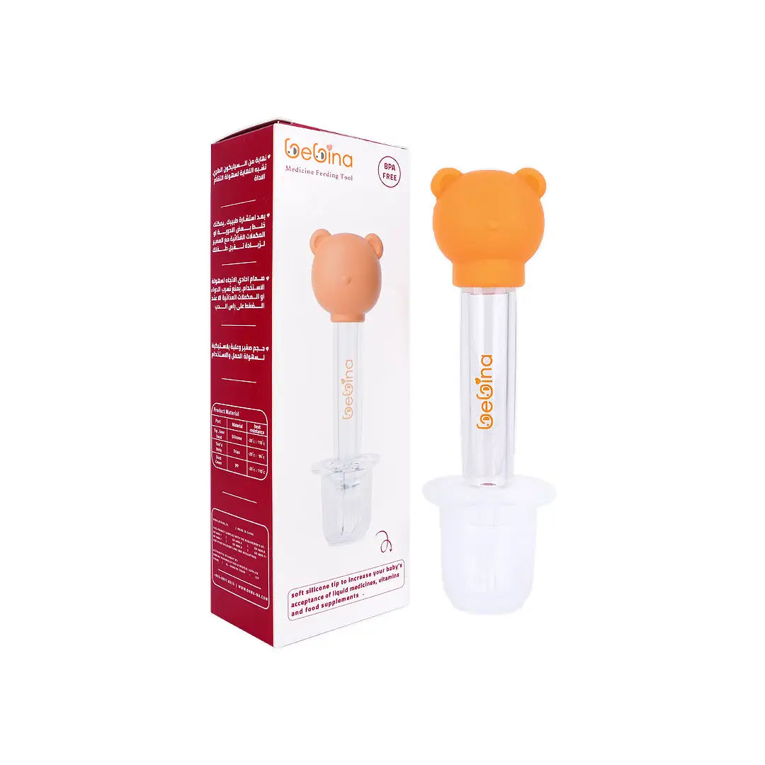 58414-Bebina Medicine Feeding Tool - Orange +5