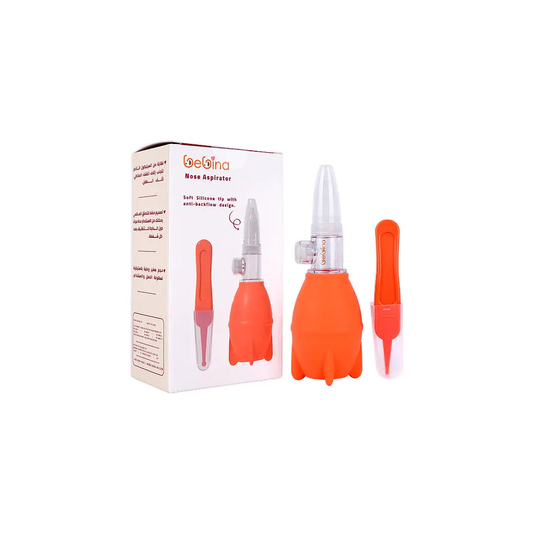 58415-Bebina Nasal Aspirator - Orange +5