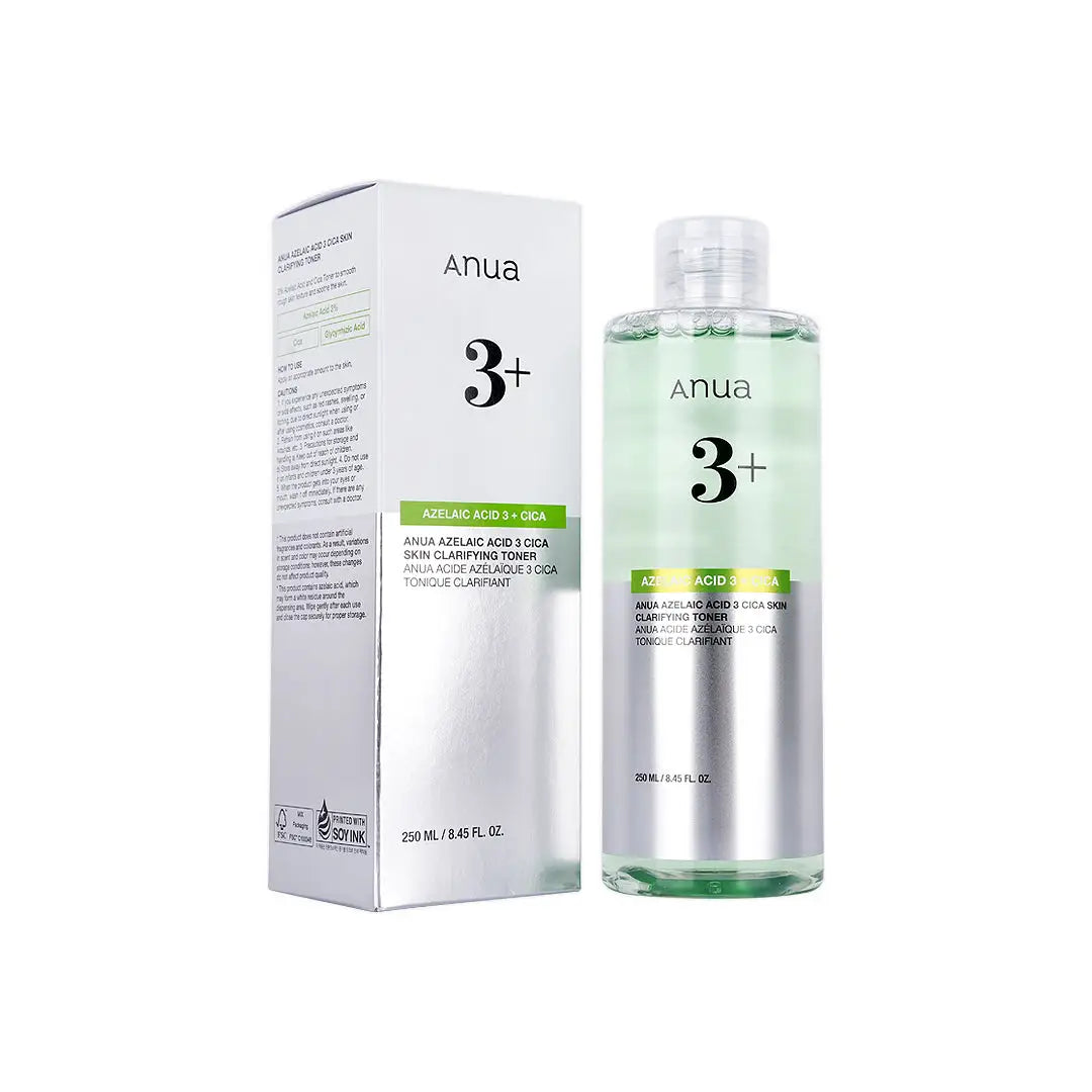 58427-Anua Azelaic Acid 3+ Cica Skin Clarifying Toner 250mL +1