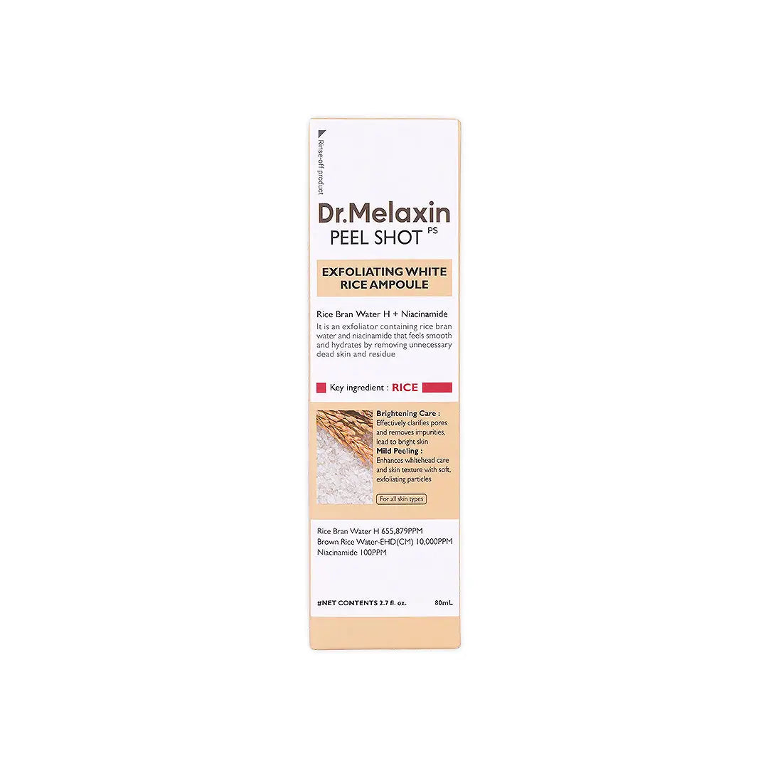 58429-Dr. Melaxin Peel Shot Exfoliating White Rice Ampoule 80mL 