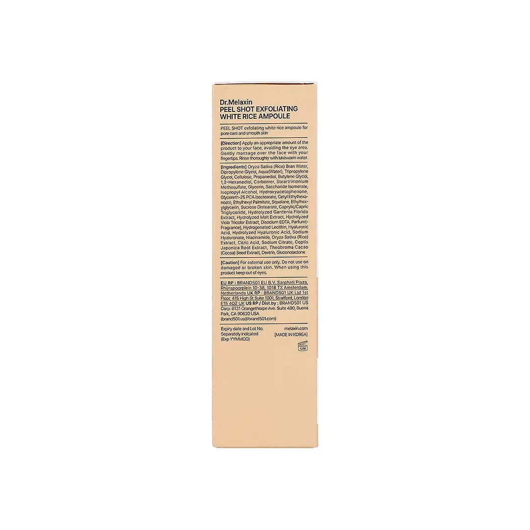 58429-Dr. Melaxin Peel Shot Exfoliating White Rice Ampoule 80mL +5