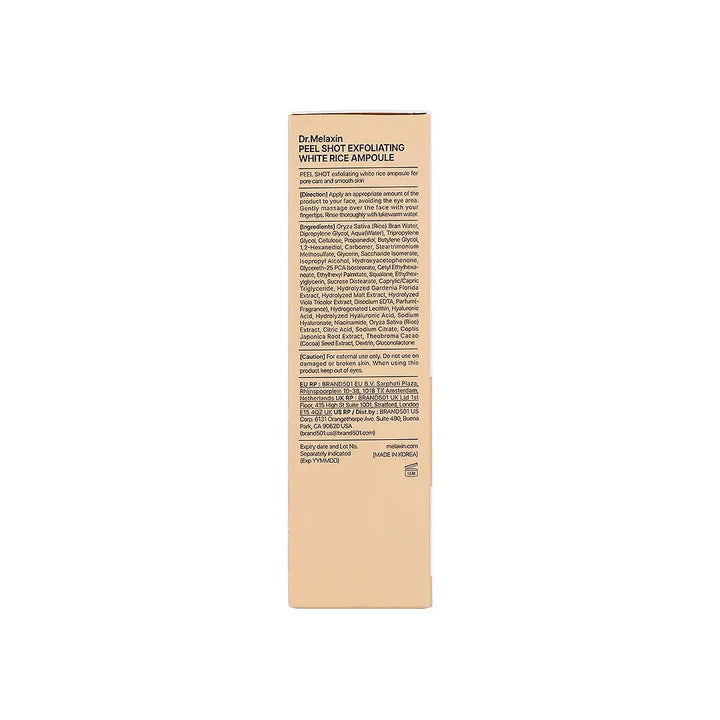 58429-Dr. Melaxin Peel Shot Exfoliating White Rice Ampoule 80mL +5