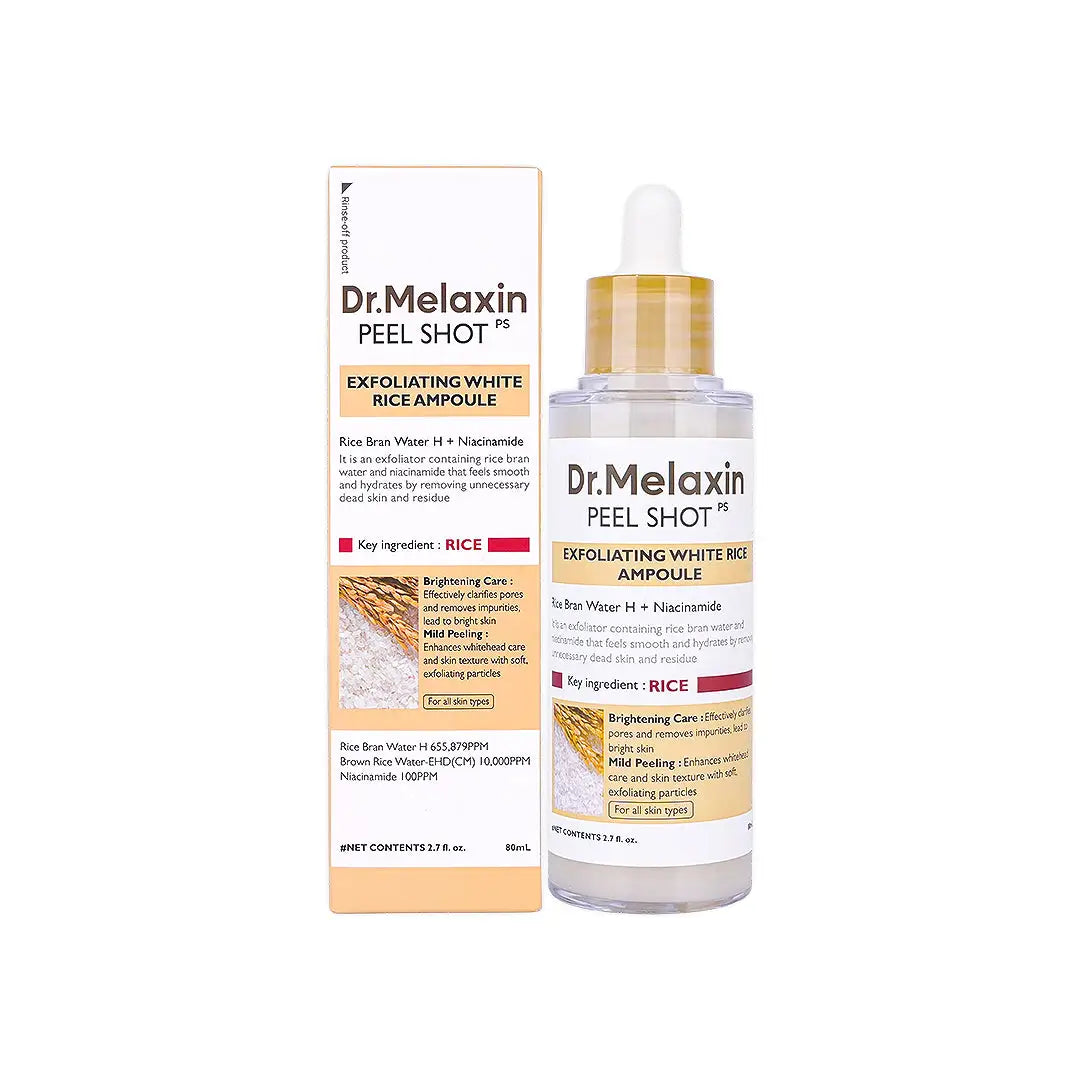 58429-Dr. Melaxin Peel Shot Exfoliating White Rice Ampoule 80mL +3