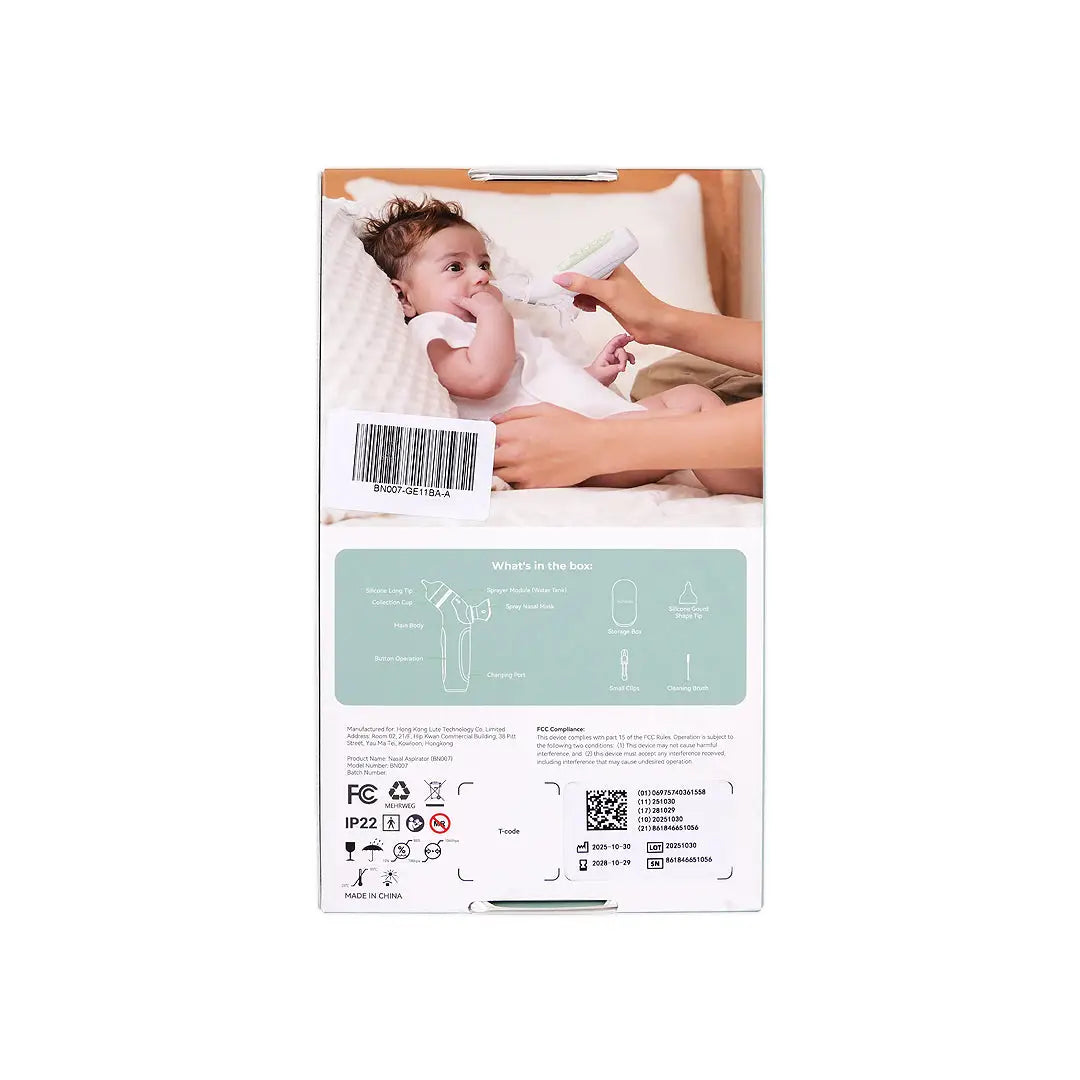 58435-Momcozy BreezyClear 2-in-1 Electric Nasal Aspirator-BN007 +4